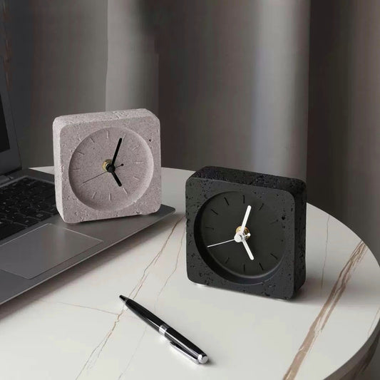 Natural & Raw Aesthetic Clock