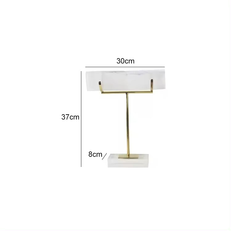 White Crystal Home Decor On Stainless Stand