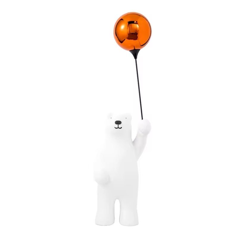 Trendy Bear With Colored Balloon