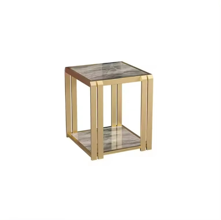 Two Sides Marble Side Table