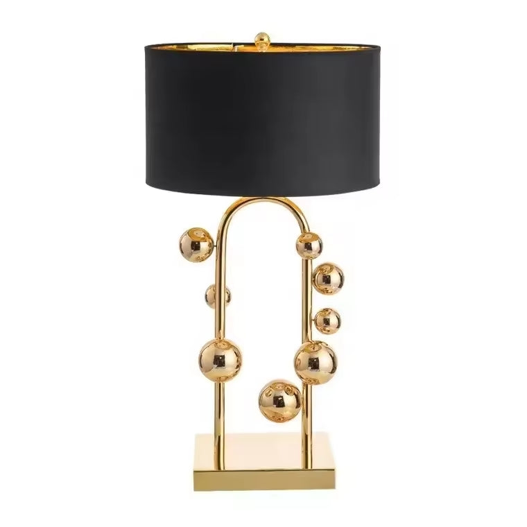 lamp table golden home creative desk lamp villa study living room bedroom bedside lamp