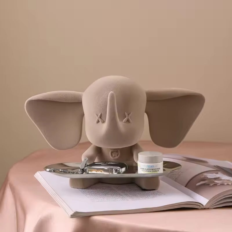 Modern Big-Eared Dumbo With Metal Tray