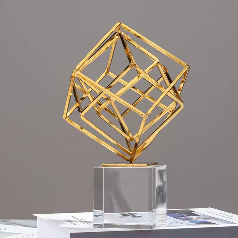 Geometric Table Decorations Creative Crystal Base