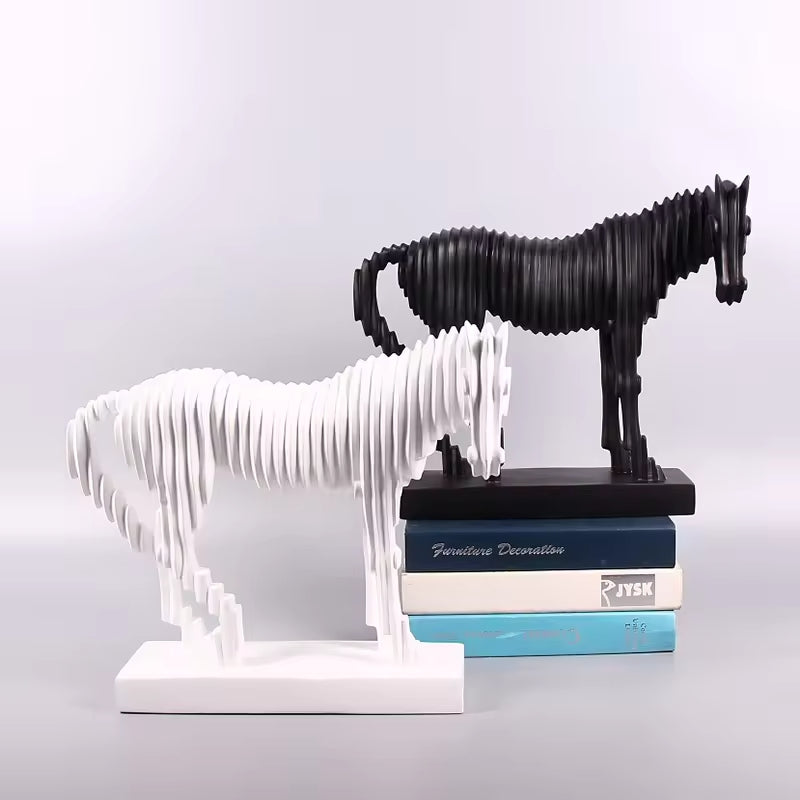 Modern Horse Sculpture Resin Ornaments