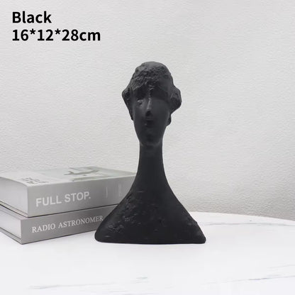 Holms Abstract Character Head Decorative Sculpture