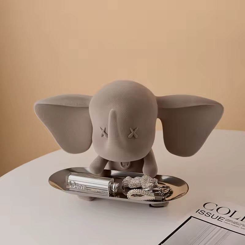 Modern Big-Eared Dumbo With Metal Tray