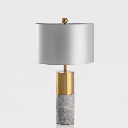 Luxury Marble & Stainless Table Lamp