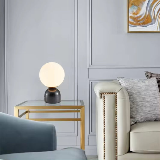 Marble Desktop Lamp - Set Of 2 Same Color