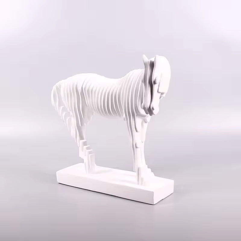 Modern Horse Sculpture Resin Ornaments