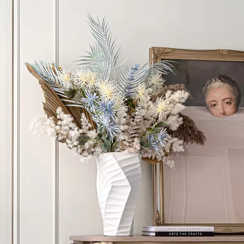 Frosted Resin Flower Vase