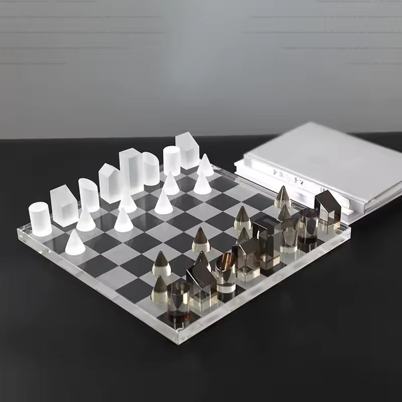 High Quality Crystal Glass Chess