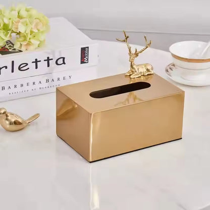Brilliant Stainless Tissue Box - Large Size