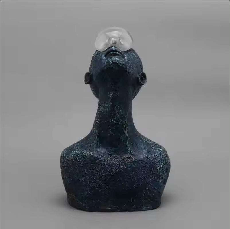 Eye Drop Man Abstract Sculpture