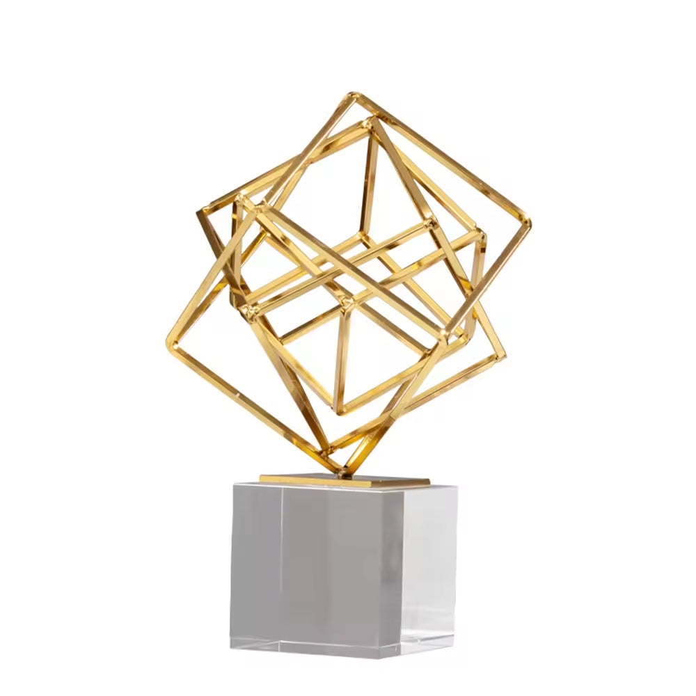 Geometric Table Decorations Creative Crystal Base