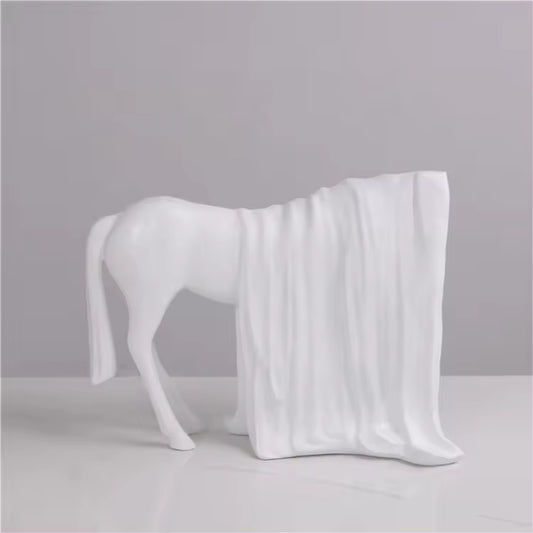 Abstract Horse Figurine With Sleek Lines