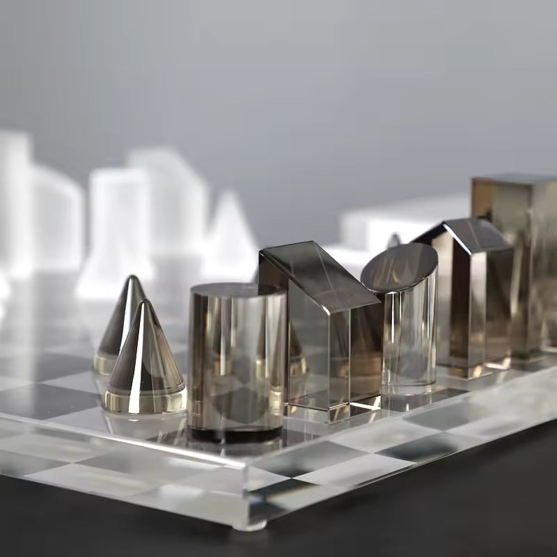 High Quality Crystal Glass Chess