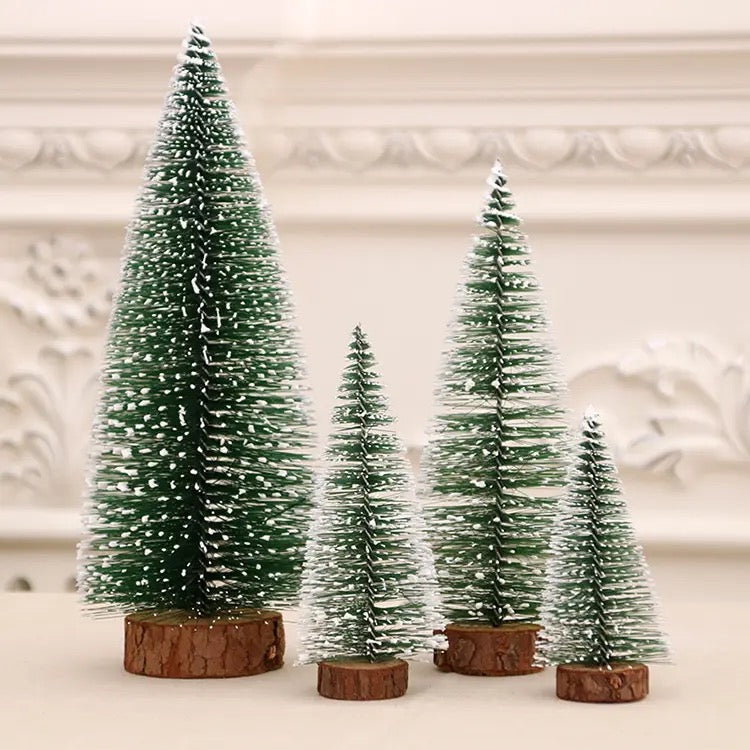 Snowy Table Christmas Tree - Many Sizes