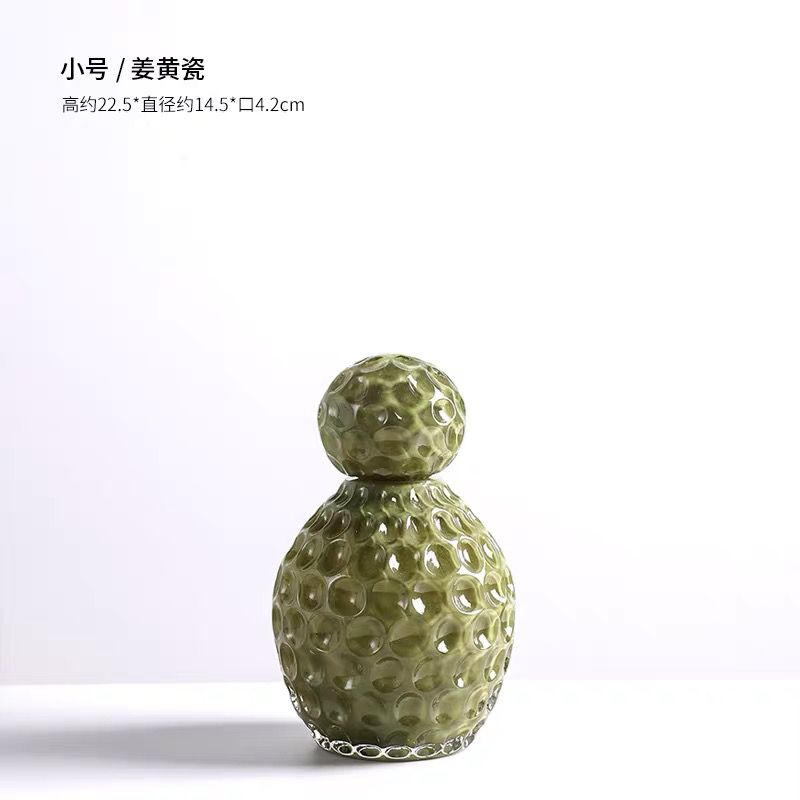 Textured Bubble Glass Vases – Modern Artistic Décor (Set of 3)