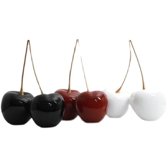 Modern Cherry Sculptures – Bold Decorative Accents