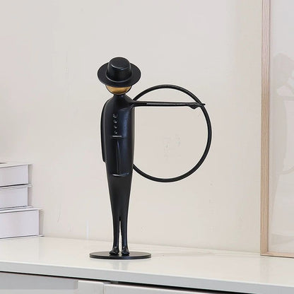 The Gentlemen with Circles – Modern Minimalist Sculptures
