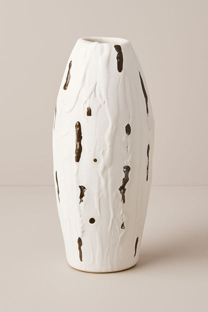 Set of 3 Luxury Textured Ceramic Vases – Modern Organic Design