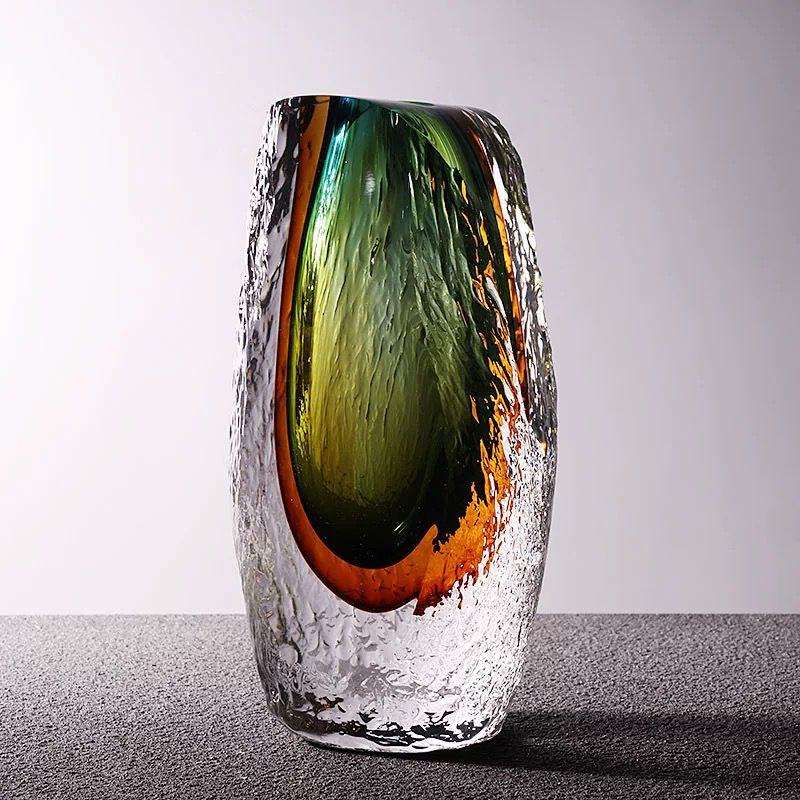 Luxury Handcrafted Art Glass Vase