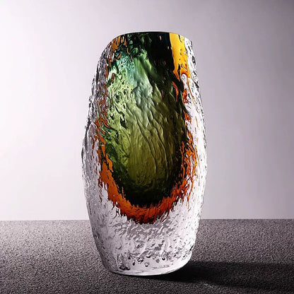 Luxury Handcrafted Art Glass Vase