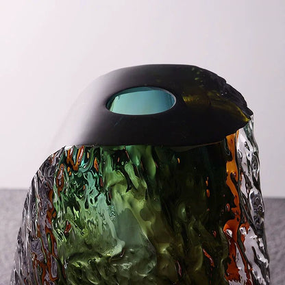 Luxury Handcrafted Art Glass Vase