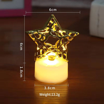 Festive LED Candle Decorations -pack of 12