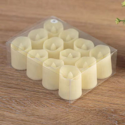 LED Flameless Candle pack of 12 piece