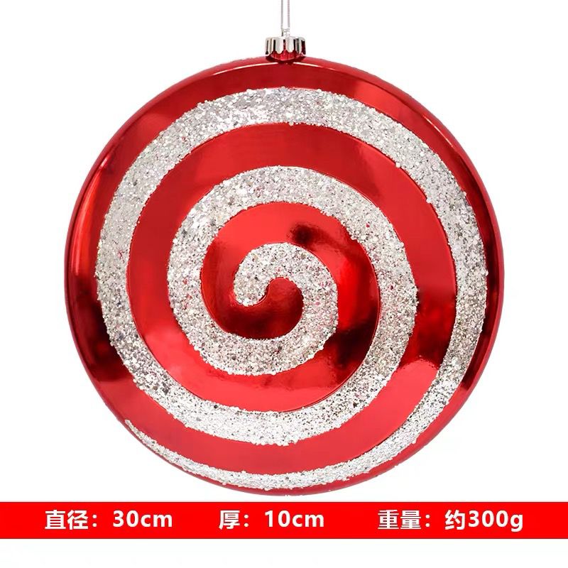 25cm Large Candy Shiny Christmas Ornament