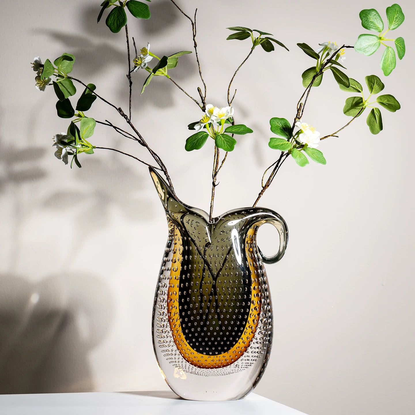 Artistic Glass Vases - brown