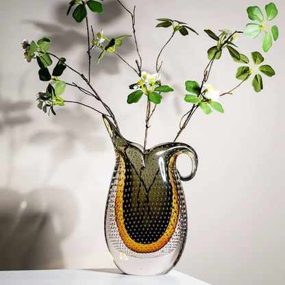 Artistic Glass Vases - brown