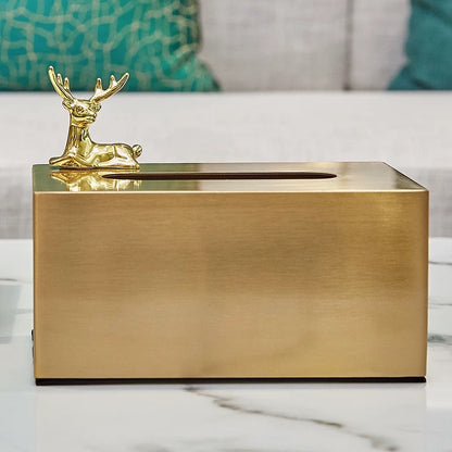 Brilliant Stainless Tissue Box - Large Size