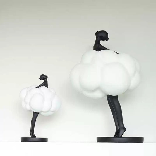 Cloudy Girl Sculpture - Available In 2 Sizes