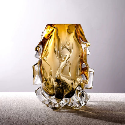 Set of 2 Luxury Glass Vases