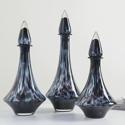 Blue Animal Vase With Led