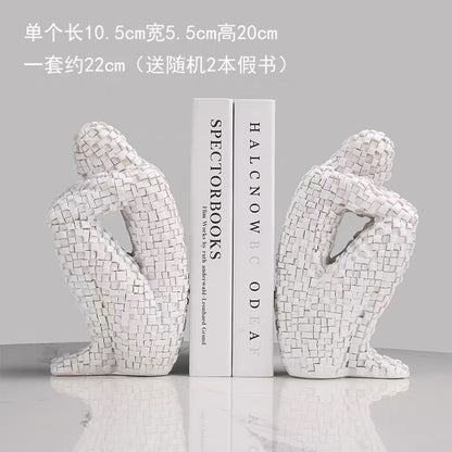 Set of 2 Abstract Mosaic Sculpture - Same Color