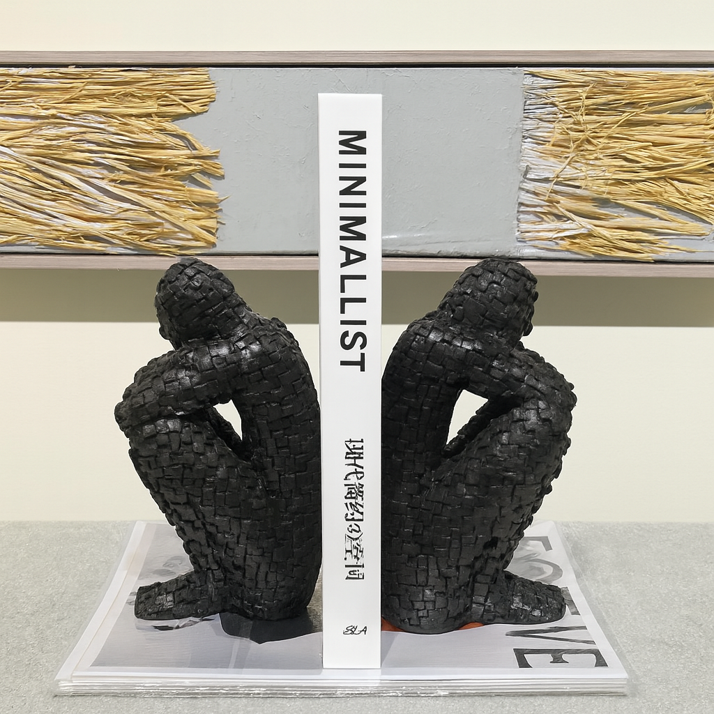 Set of 2 Abstract Mosaic Sculpture - Same Color