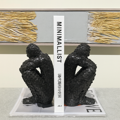 Set of 2 Abstract Mosaic Sculpture - Same Color