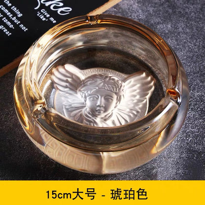 3D Angel Ashtray Crystal