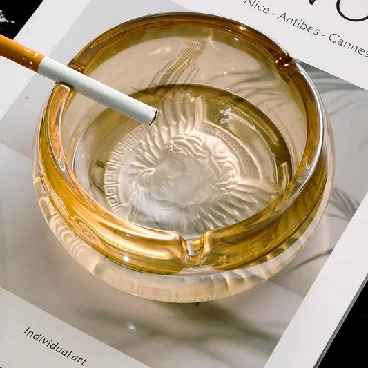 3D Angel Ashtray Crystal