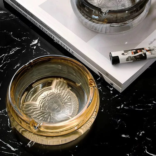 3D Angel Ashtray Crystal