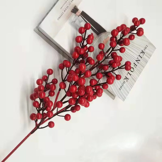 Christmas Cherries - Pack Of 3 Branches