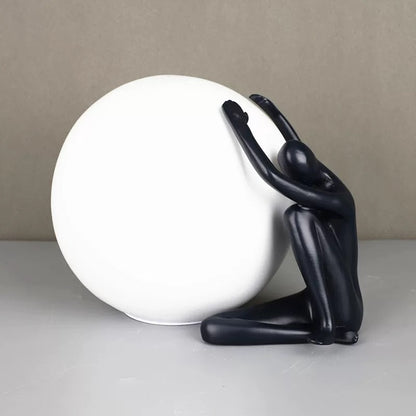 20cm Resin Girl Sculpture