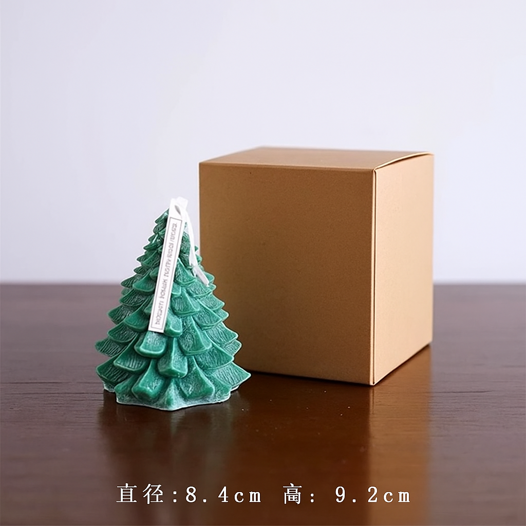 Set Of 2 Christmas Tree Candles