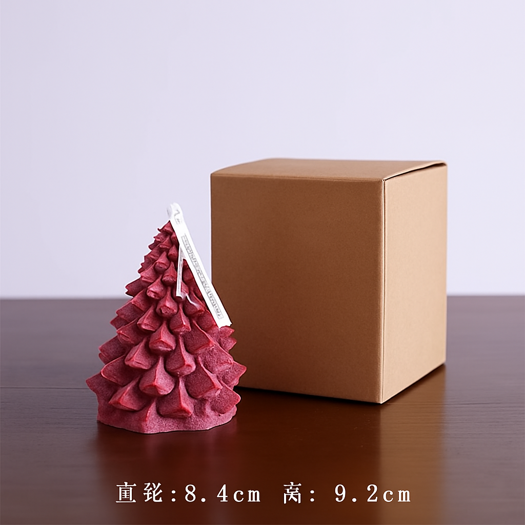 Set Of 2 Christmas Tree Candles