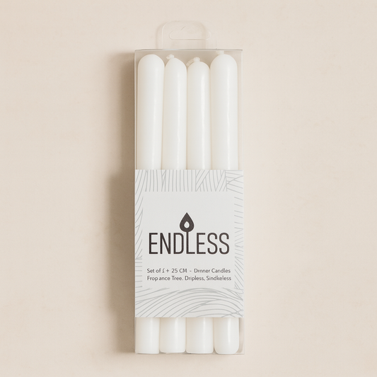 Pillars Candles Set of 4 - Buy 1 Get 1 Free