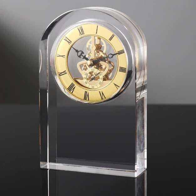 Timeless Elegance Exquisite Transparent Clock