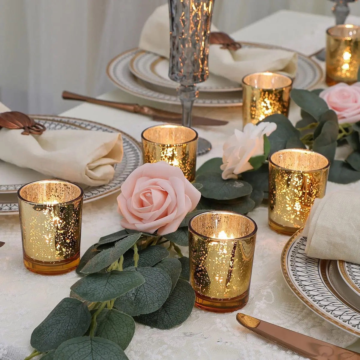 Golden Elegance Scented Candle